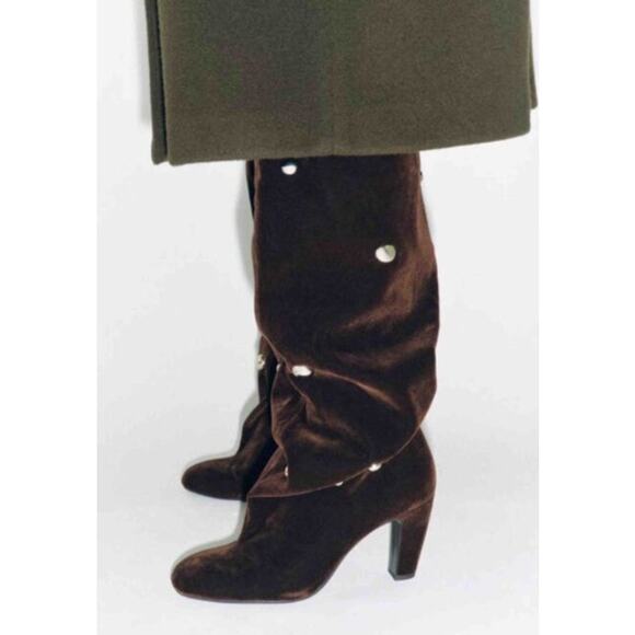 ZARA Knee-High Boots NWT - Picture 5 of 16